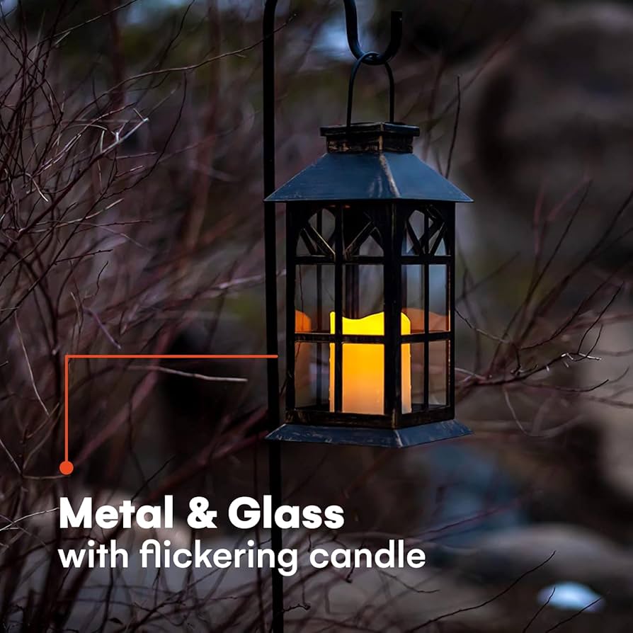 ライト・ランタン maggy SteadyDoggie Solar Lantern Outdoor Waterproof - Metal